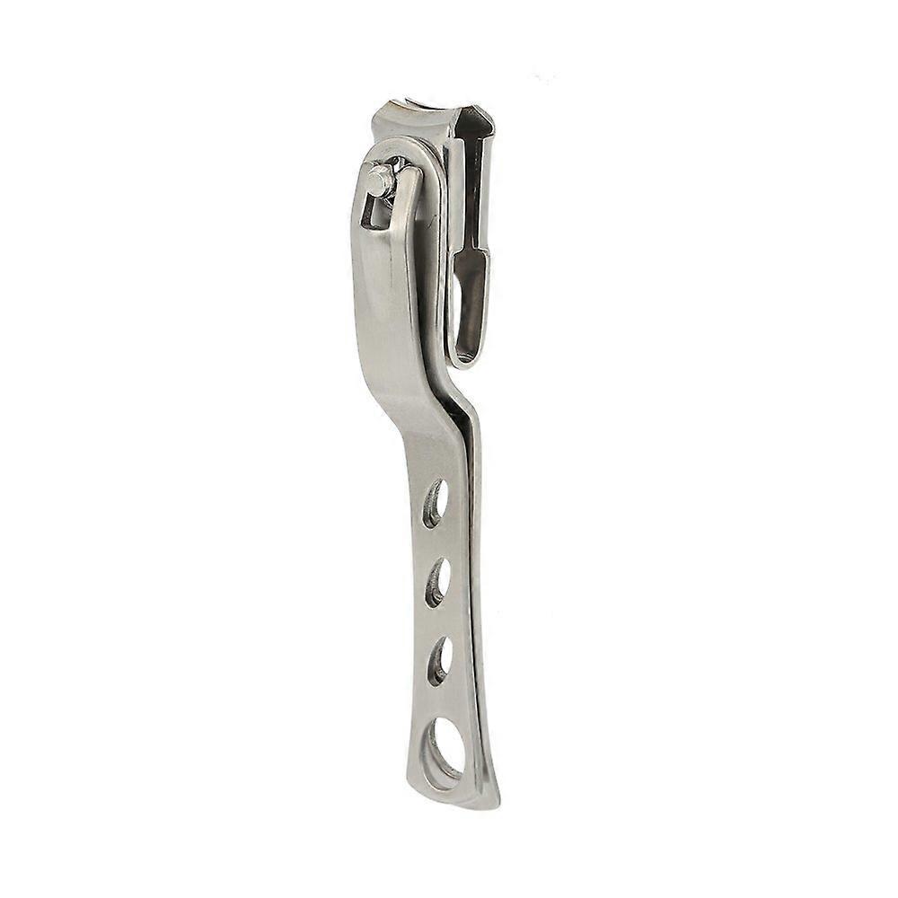 Stainless Steel Nail Clipper with Sharp Precision Cutting, Ergonomic Handle for Thick Toenails