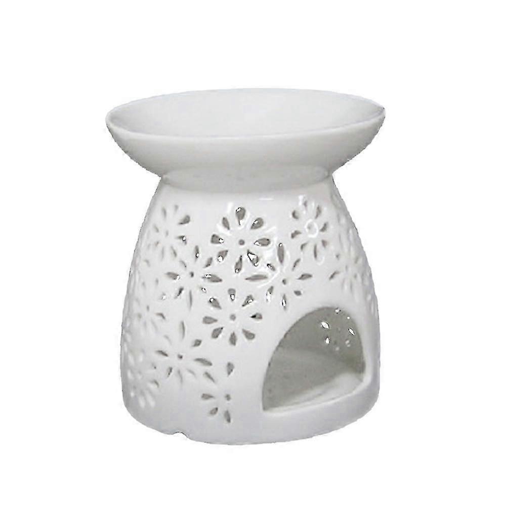 Ceramic Tea Light Holder for Aromatherapy 2Pcs Vase Shape Decoration