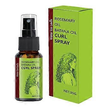 Batana Oil & Rosemary Oil Curl Spray, Leave In Conditioner Spray, Anti-Dandruff and Dry & Itchy Scalp Treatment, Scalp Care - Detangles & Nourishes Ha