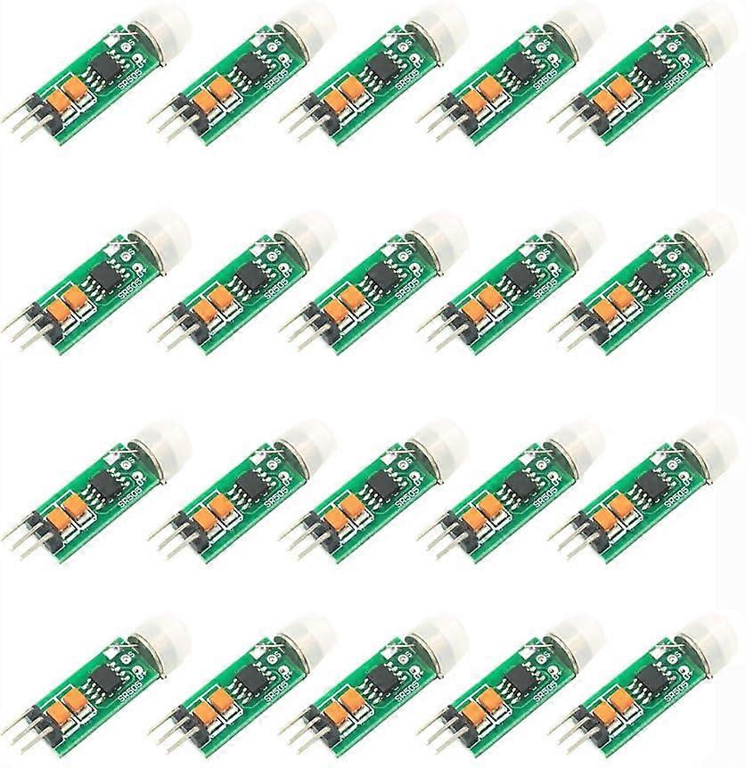 20 Pack HCSR505 Mini PIR Motion Sensor Module 3.3V5V for Arduino with Wide Detection Angle