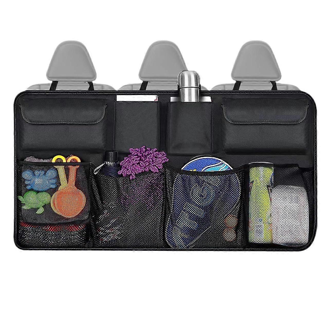Car Boot Organizer Waterproof Foldable 88x46cm with Multiple Pockets for SUV Sedan Minivan