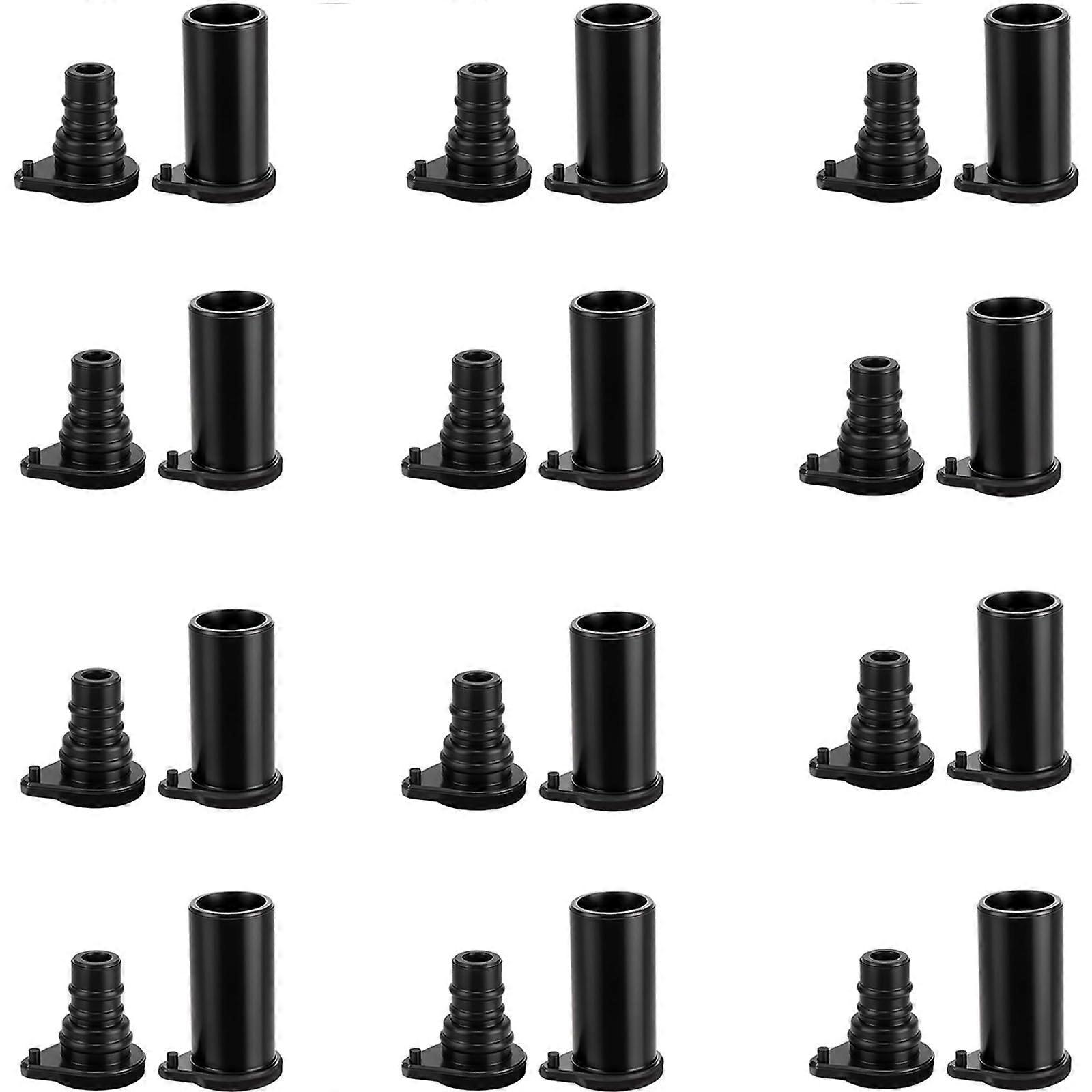 MC4 Connector Dust Caps Set 12 Pairs Waterproof Silicone Protective Covers for Solar Panel Plugs