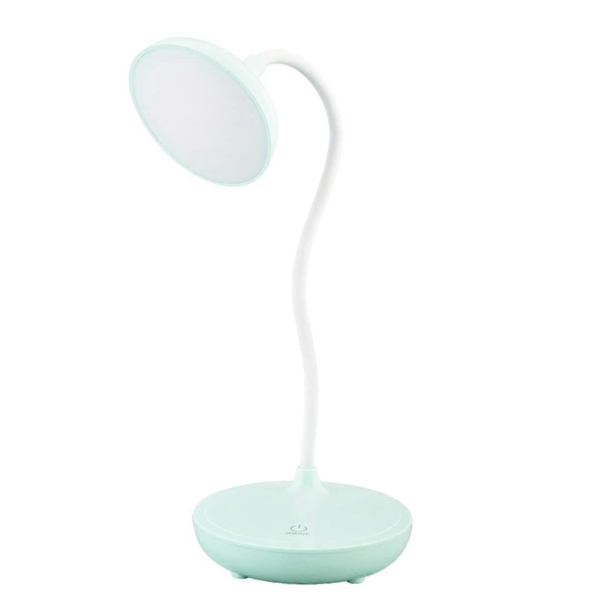 USB Reading Lamp with EyeCaring Light, 360° Adjustable Touch Control, Rechargeable Blue Book Light for Study and Office