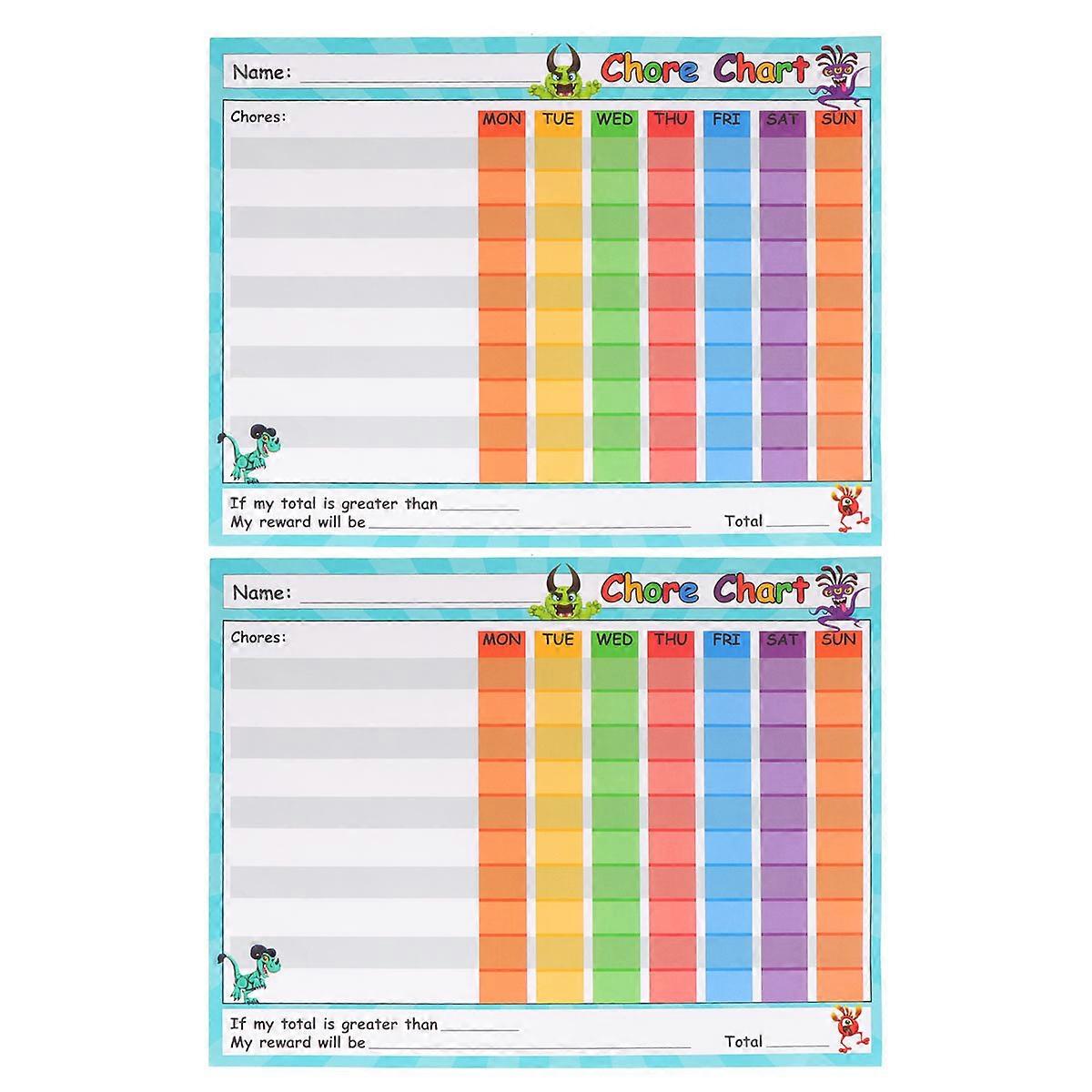 Dry Erase Circles Whiteboard Sticker for Training 2Pcs Colorful Sheets