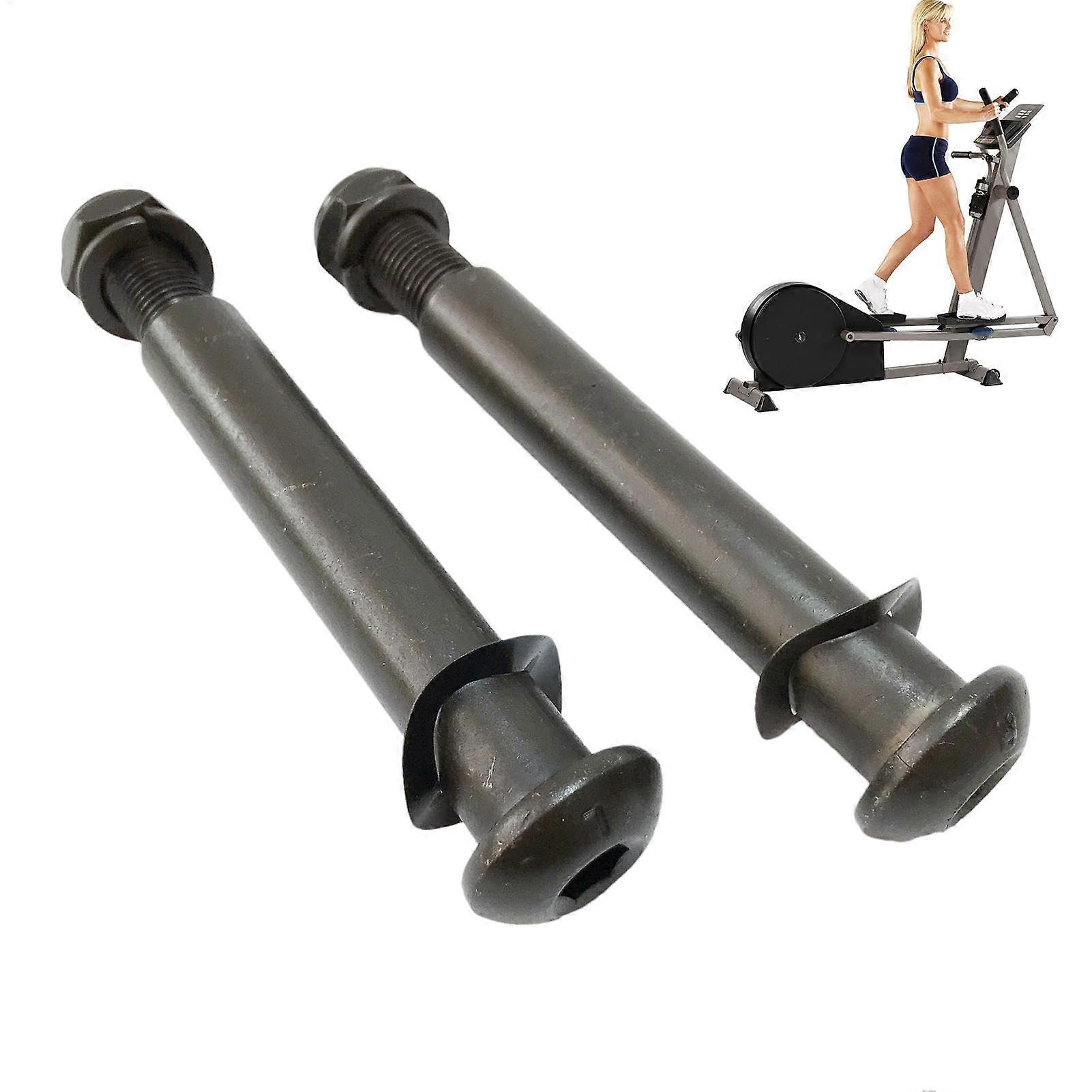 Elliptical Machine Bolts 1 Pair RustResistant Secure Fit Exercise Bike Replacement Hardware Black