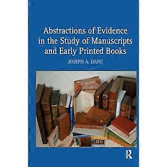 Abstractions de preuves dans l’étude des manuscrits et des premiers livres imprimés