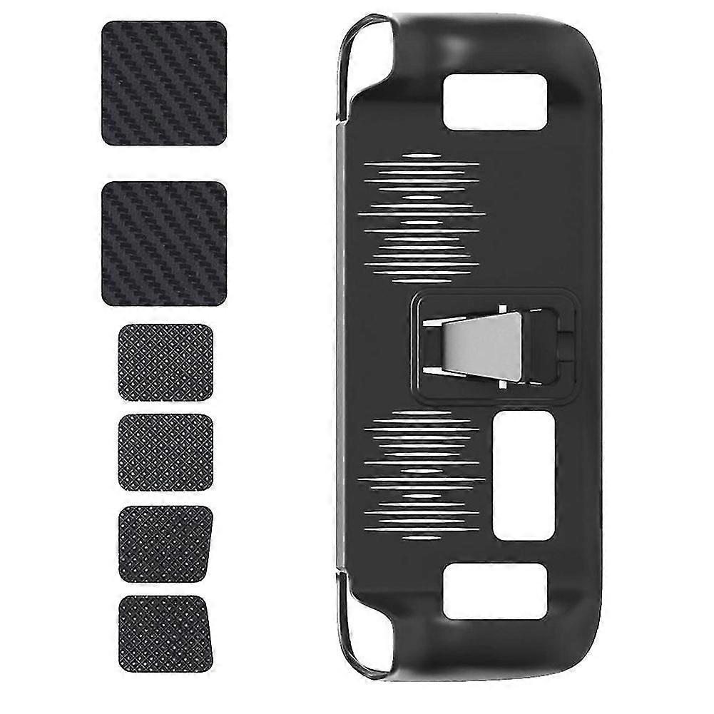 Deck Adjustable Kickstand Case Shockproof Protective Shell Tempered Film Protector With Stand Base