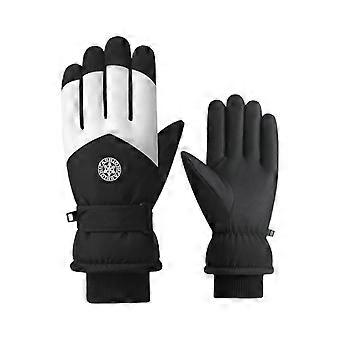 Gants d'hiver unisexes, gants de ski thermiques pour temps froid, chauds, imperméables et compatibles avec les écrans tactiles pour la course et le ski.