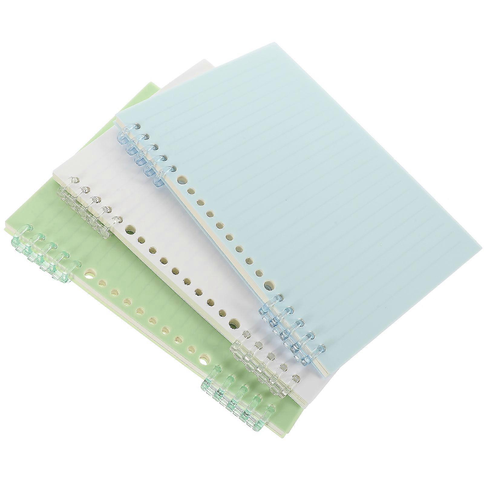 Assorted Color Spiral Notebook 3Pcs for Note Taking and Writing