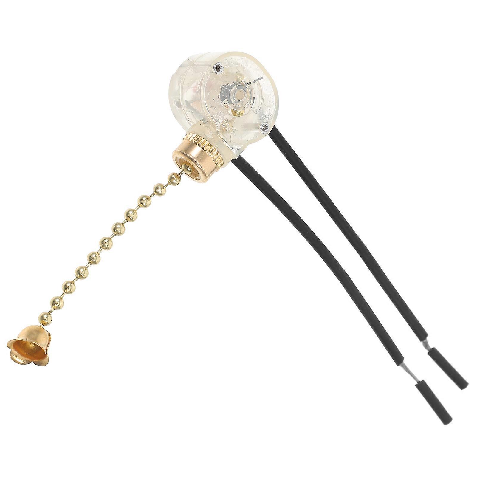 Pull Cord Light Ceiling Fan Switch for Pulling Use 3 Lighting Accessories
