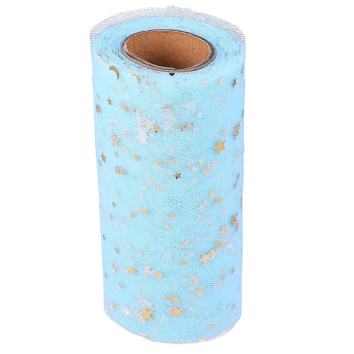 Light Blue Sequins Table Skirt for Table Decoration 3Pcs Set