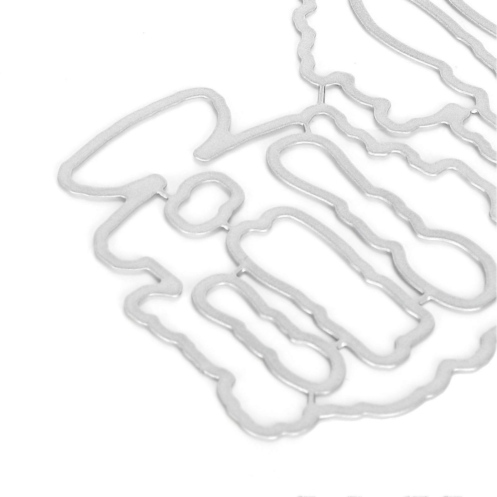 Transparent Stamp TPR Embossed Scrapbook Tableware Pattern Decoration with Knife Mold
