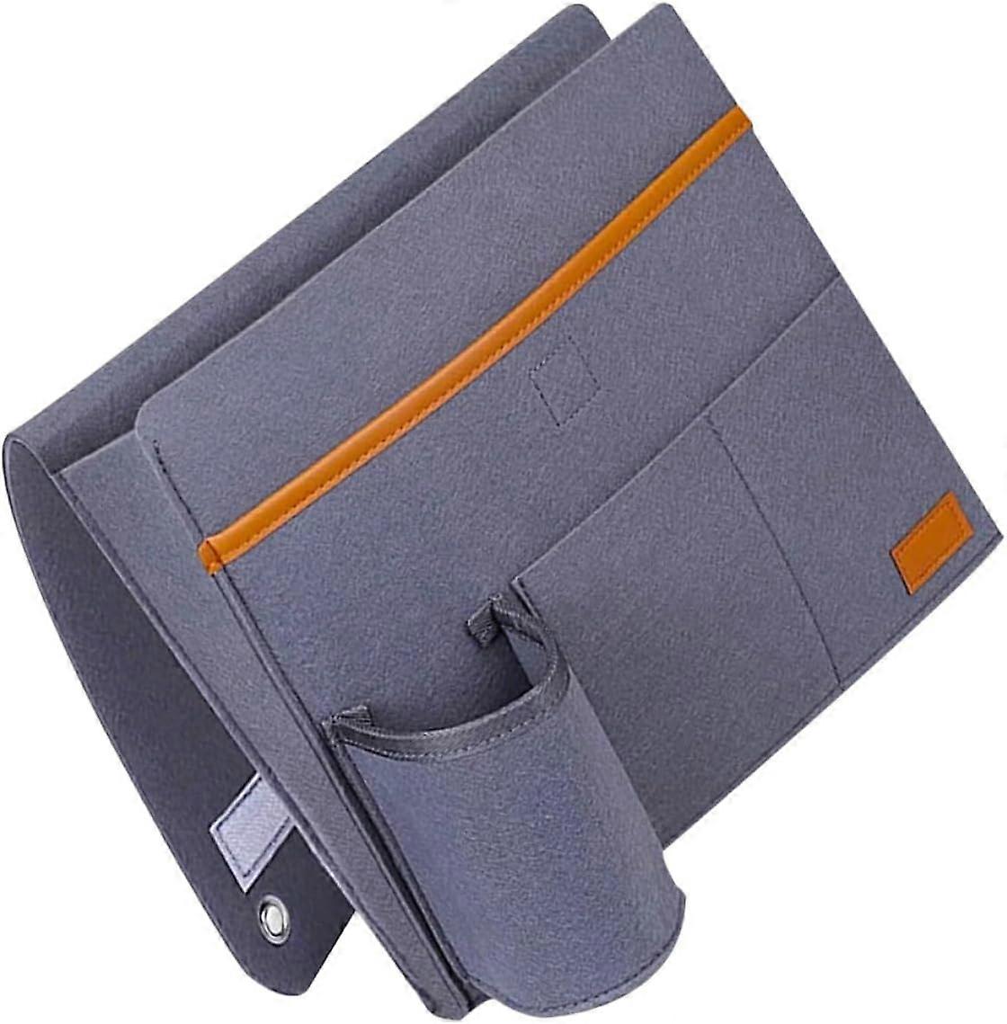 Felt Sofa Armrest Pouch with Multiple Pockets, Practical Storage Organ