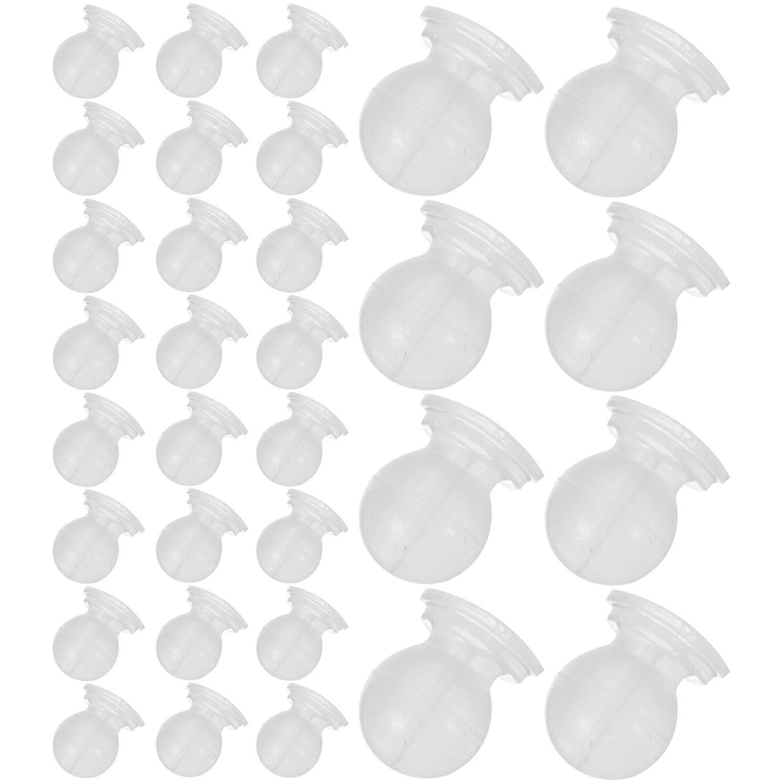 Love Heart Silicone Earring Backs for Studs Replacement 50Pcs Locking Earring Backs