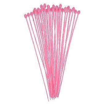 Salon Hair Clips Perming Tool For Personal Use Pink 18.50X0.70X0.70cm Durable 30Pcs