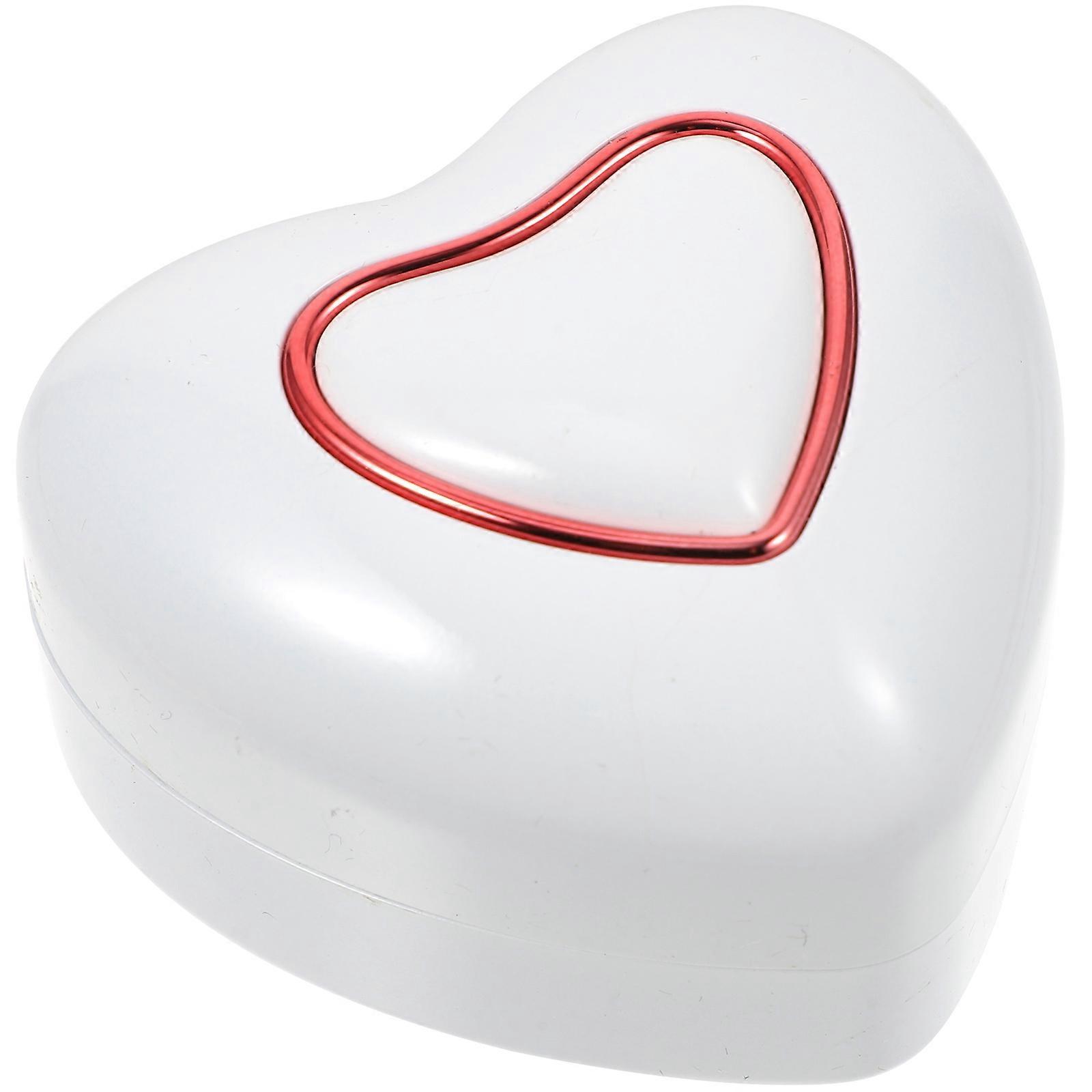 Heart Shape LED Light Ring Box for Proposal Wedding Engagement Display