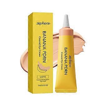 Creme Corretivo para Olhos Banana PDRN, Corretivo para Olheiras com Correção de Cor, Cobertura Leve e Iluminadora para Olheiras, 15g