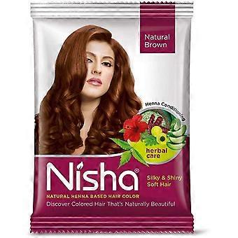 Nisha Natural Permanent Hair Color Dye  10 Pack Ammonia-Free Long Lasting Grey Coverage