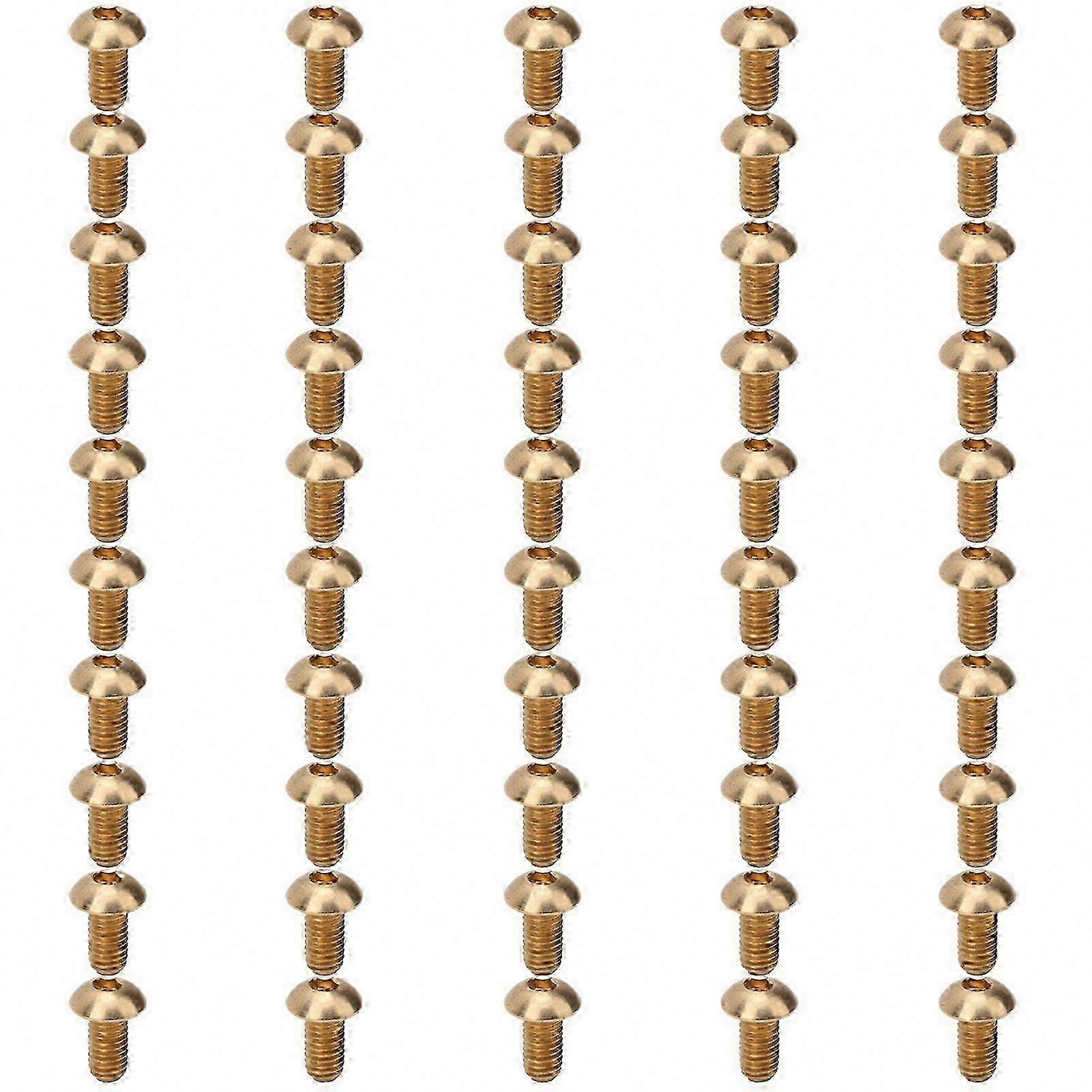Premium M5 Copper Hex Socket Head Screw (9mm Head Diameter) SI