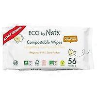 Compostable baby wipes 56 units
