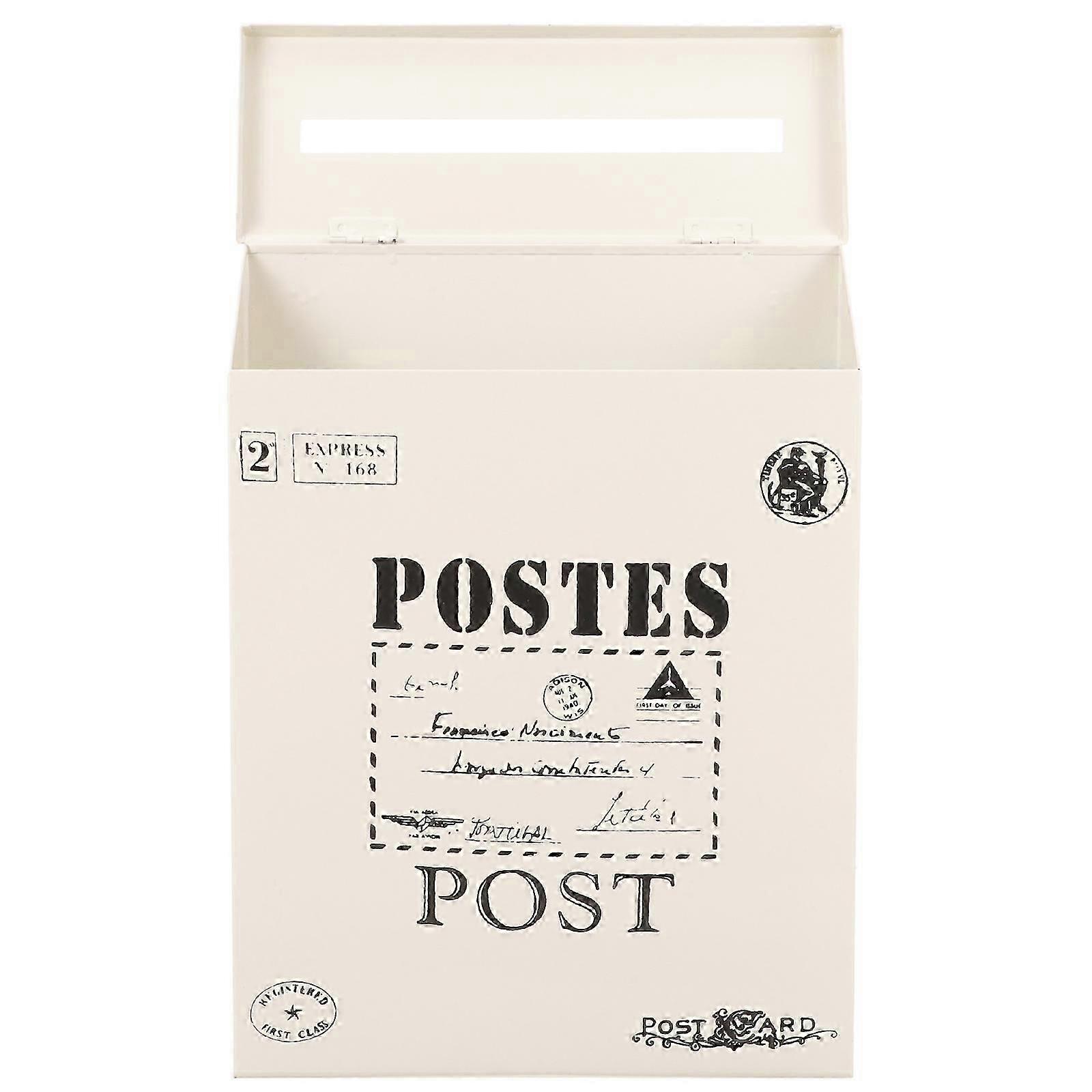 Vintage Mailbox Post Box Mailbox Wall Mount Post Box Outside Mailbox Mail Box
