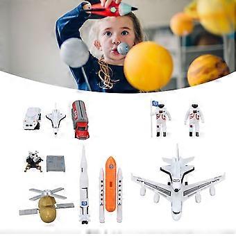 Legierungs-Space-Shuttle-Set-Kombination Trägerstart-Raketenmodell Spielzeug-Space-Shuttle und Raketen-Set-Kombination
