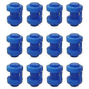 12 Pcs Trampoline Caps 25 Mm,trampoline End Caps For Attaching The Safety Net To The Net Poles Of T-Good
