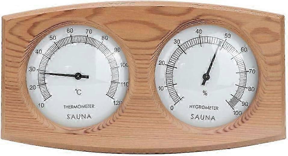 Sauna termometer 2-i-1 træ termometer hygrometer termometer hygrometer dampsauna