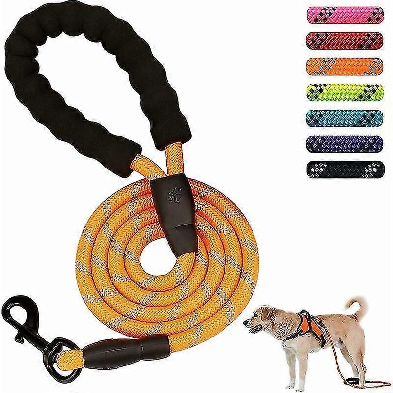 5ft 1.5m Powerful Pet Leash (Orange)