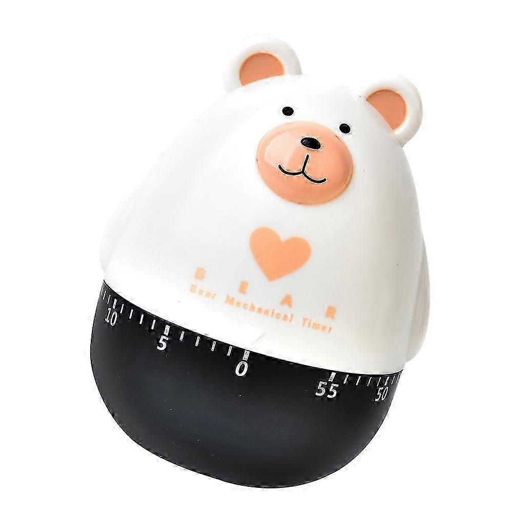1pc Lovely Cartoon Bear Timer Household Mechanical Timer Cooking Timing Tool
