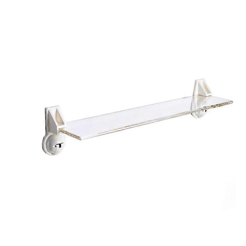 Shelf Acrylic Clear and White Impermanent