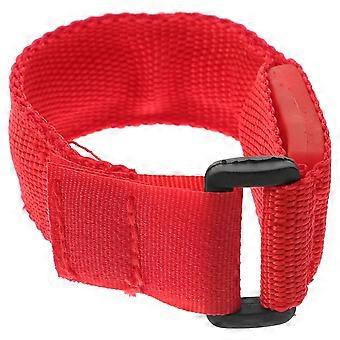 Høj synlighed glødende armbånd til hundeluftning natløb børn 1 sæt rød farve komfortabelt design
