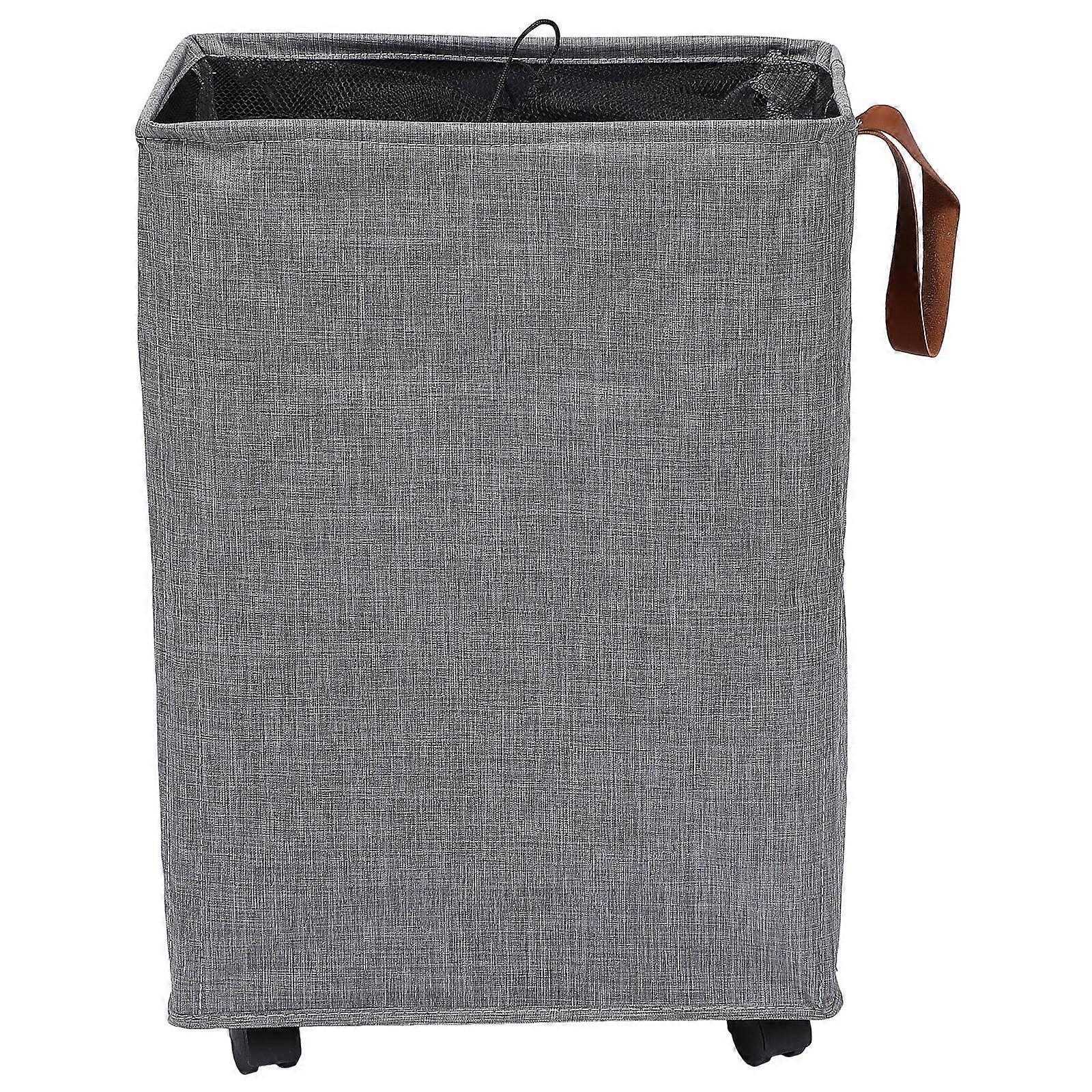Laundry Hamper Collapsible Foldable Laundry Basket Storage Bag with Wheels