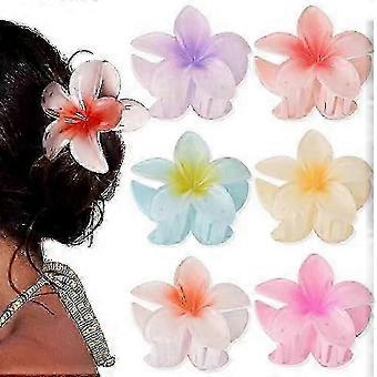 Hair Clips for Thick Hair, 6 Pcs Strong Hold Floral Claw Clips for Women's Hairstyles