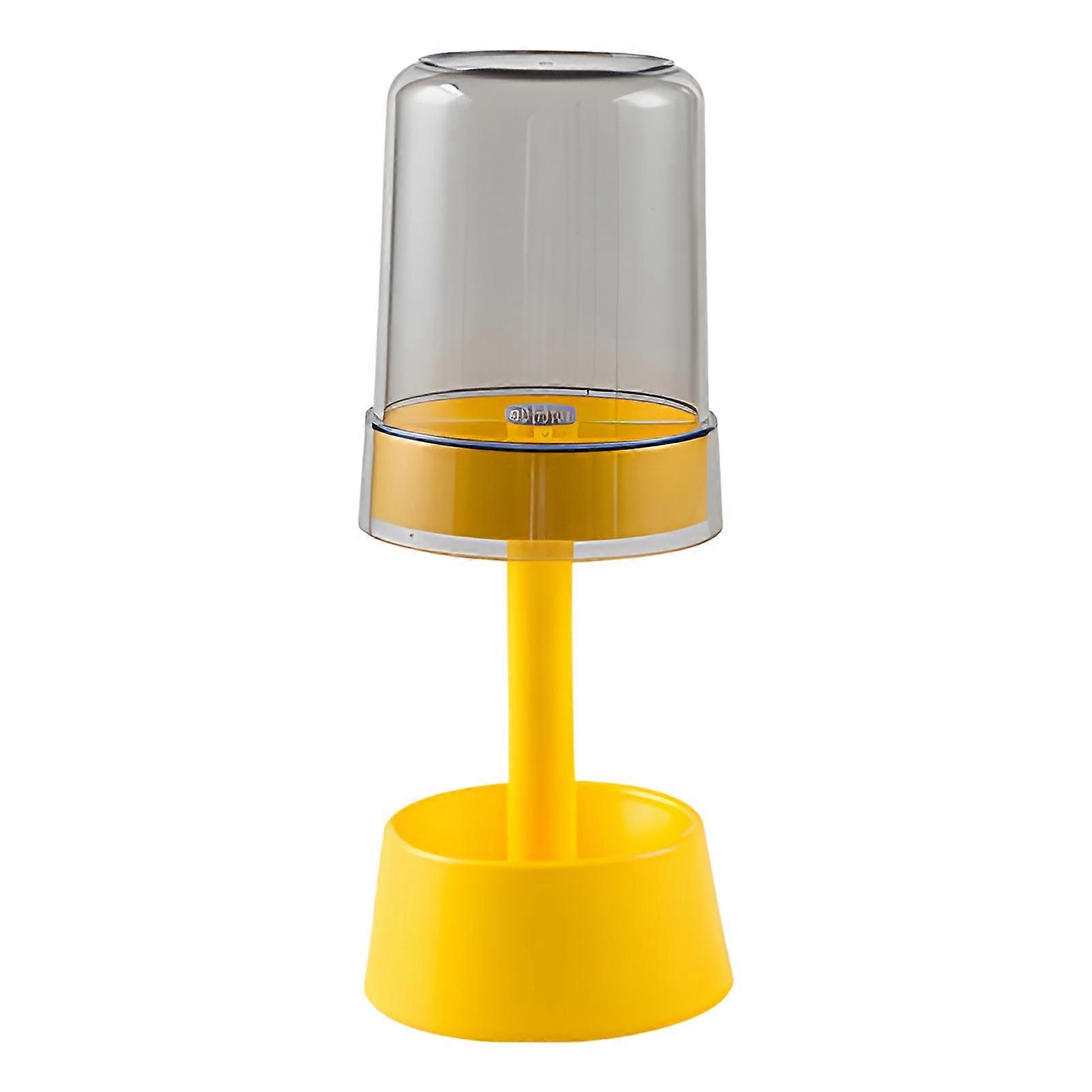 Durable Plastic Toothbrush Holder with Storage and Portable