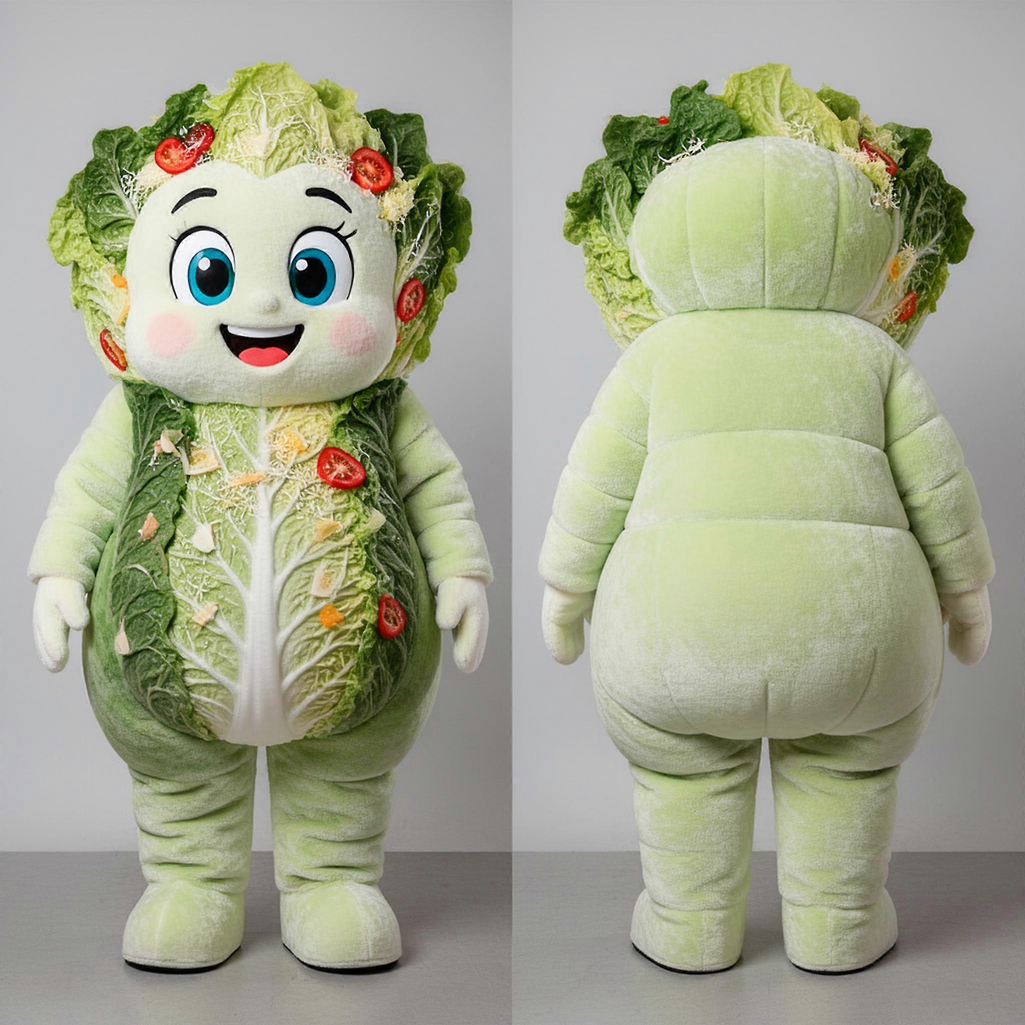 MASTICOT Beige Blazer Caesar Salad Mascot