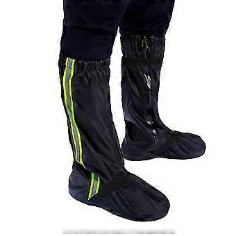 Oxford Cloth Waterproof Shoes Cover for Outdoor Rain 2Pcs Black