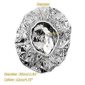 1Pcs Aluminum Foil Hat Waterproof Spa Hair Salon Shower Hat Disposable Home Hats Hair Care Protector Edition 0831