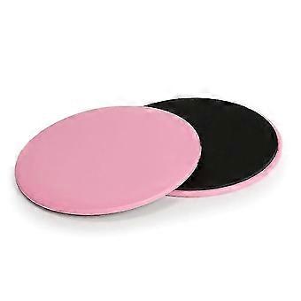 Dual Sided Gliding Discs compatible with Full Body Workout On Carpet Or Hardwood Floor - Fitness & Home