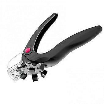Adjustable Acrylic Nail Clippers Professional Stainless Steel Nail Tips Cutter and Trimmer Black