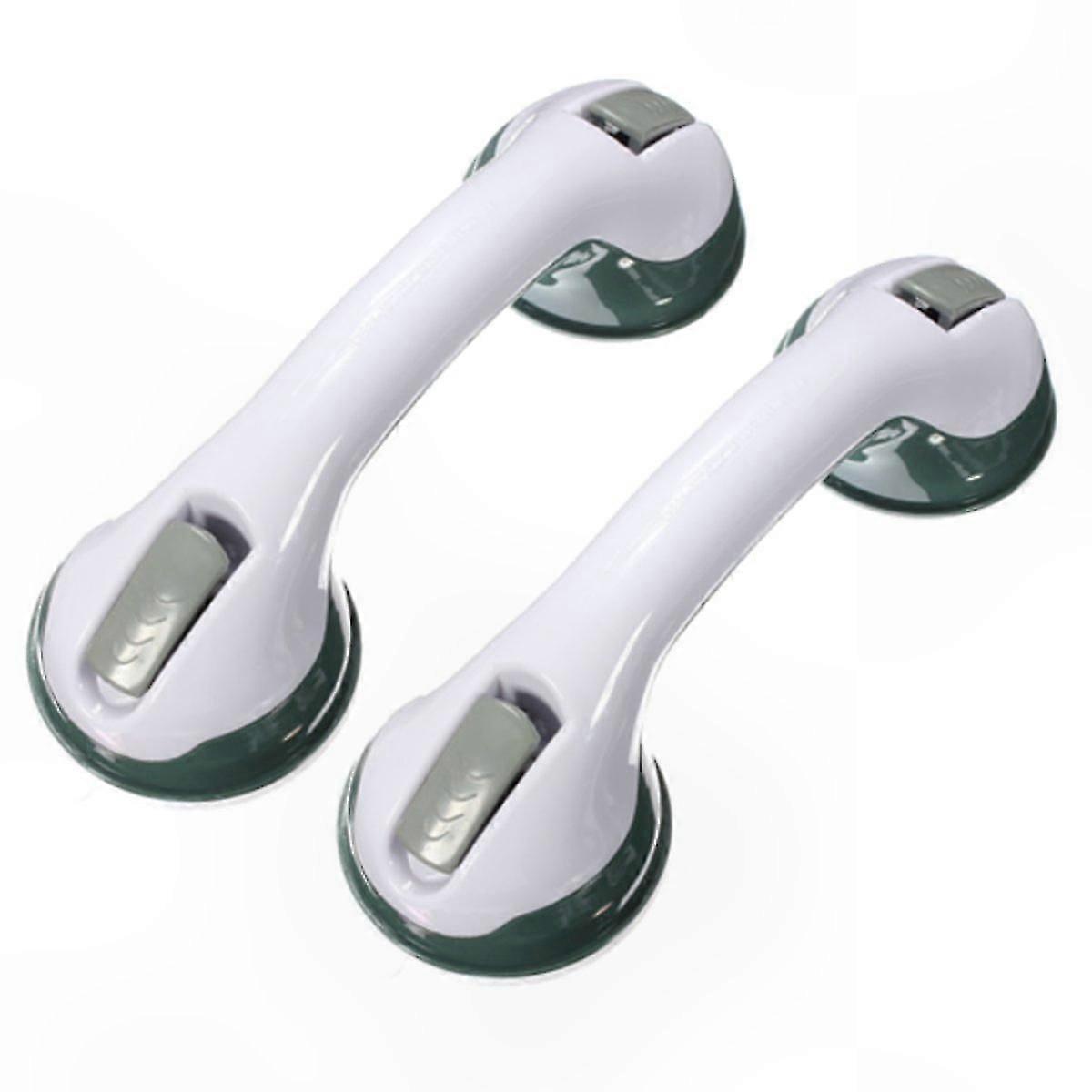 Light Gray Shower Handle Suction Cups, 2 Pack, Easy Install No Tools Needed