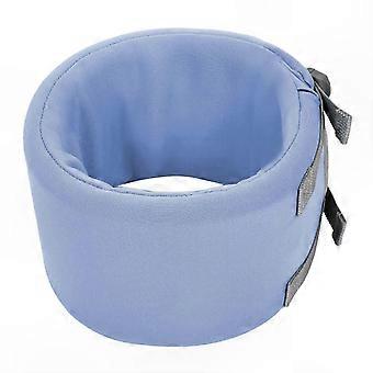 Collier de récupération souple et réglable pour chiens avec rembourrage gris taille XL pour les petites à grandes races Soutien post-opératoire