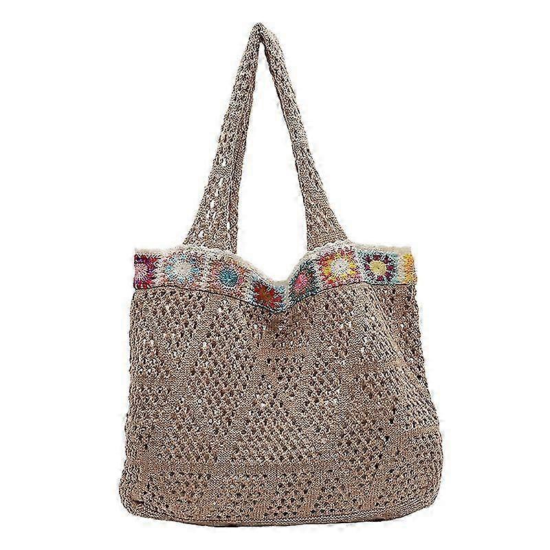 Foldable Crochet Beach Mesh Bag