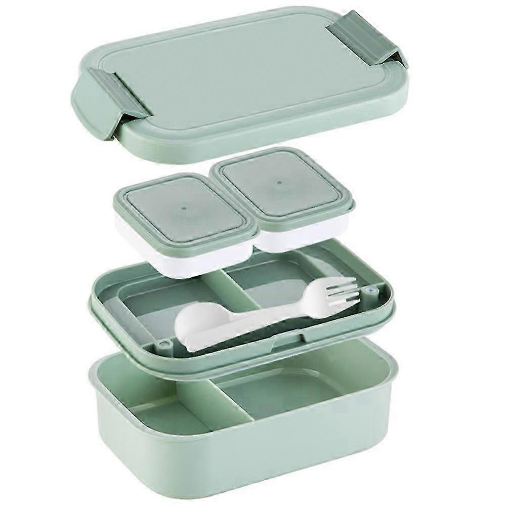 Microwave-Safe Dual-Section Bento Box