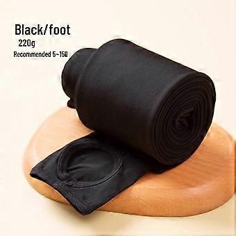 Women's Fleece-Lined Thickened Leggings: Flesh-Colored, Foot-Covering Pantyhose for Autumn and Winter Warmth with Bare-Leg Feel