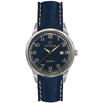 Oxygen Snow 40 Quartz Analog Unisex Watch with Ex-SV-NEV-40-CL-NA Cowskin Bracelet