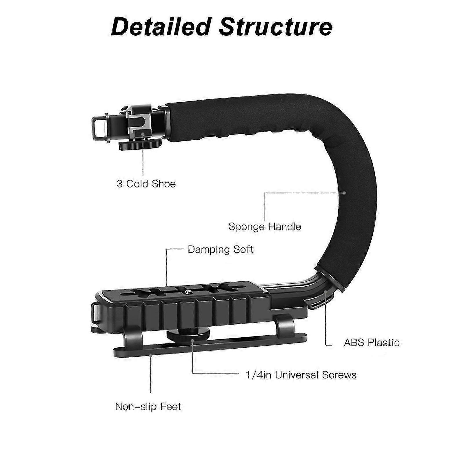 U C Shape Video Shooting Handle Grip
