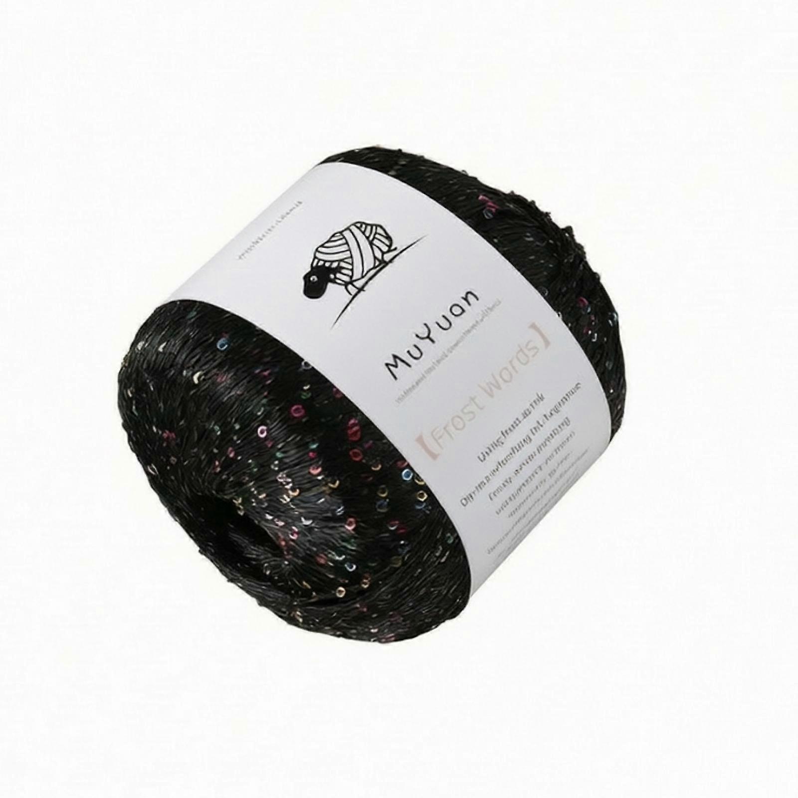 Sparkling Knitting Yarn with Sequins | Reflective Decorative Texture, Soft