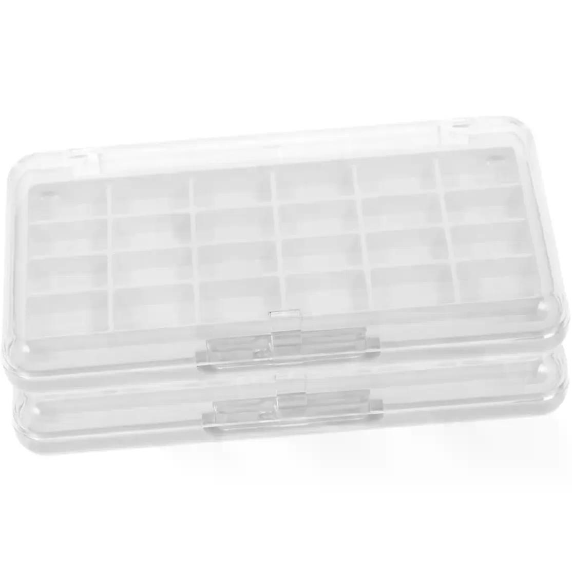 2pcs Empty Makeup Palette Lipstick Box with Lid