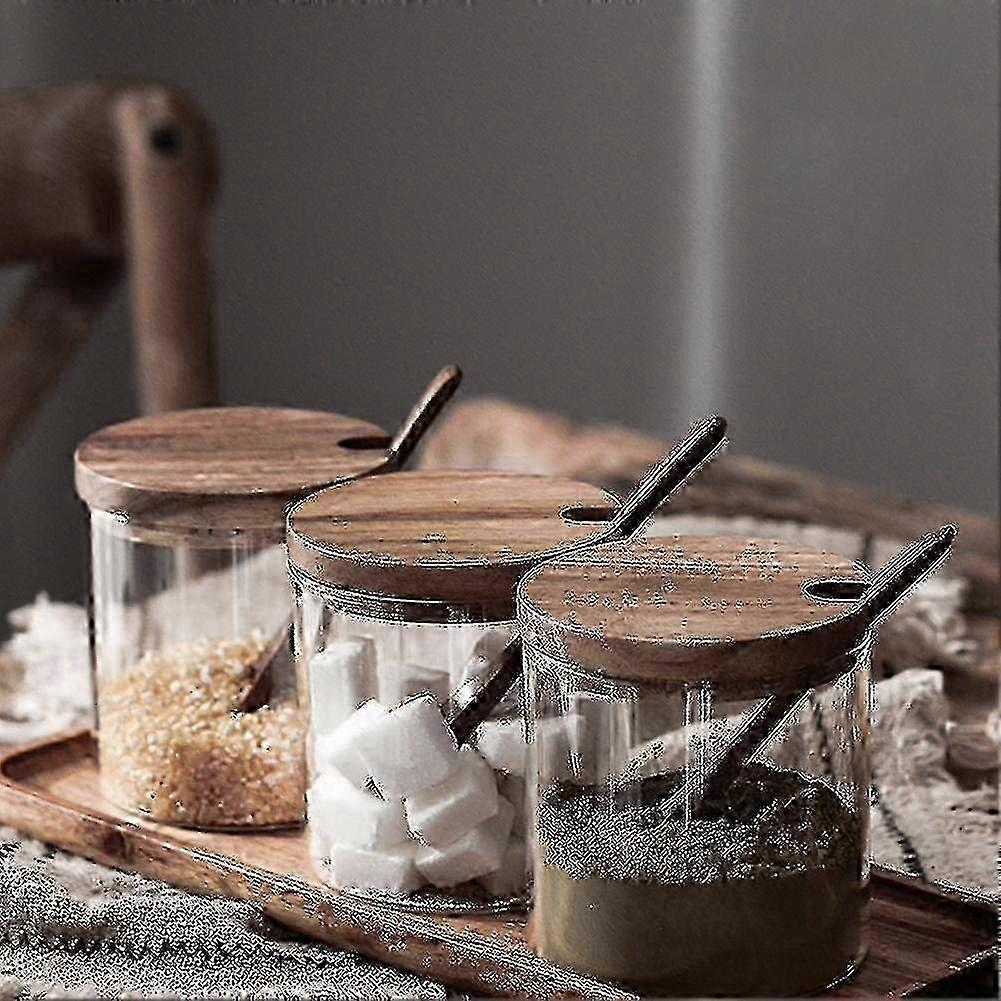 3-Piece Rotating Spice Jar Set